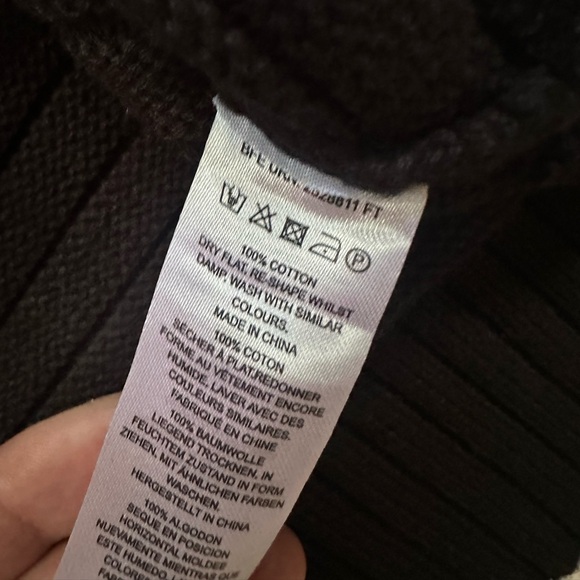 NWT French Connection Mozart Ribbed High Neck Jumper Sweater Sz M - Picture 7 of 10